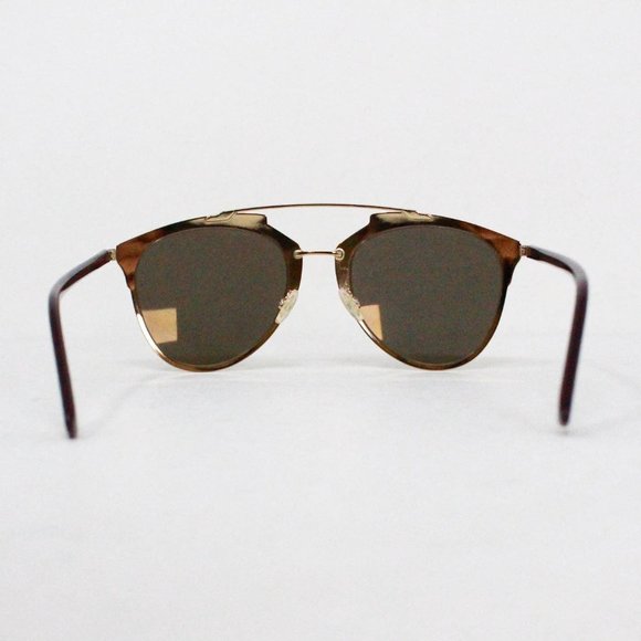 DIOR #42177 Gold Tone Frame Reflective Sunglasses main image 4